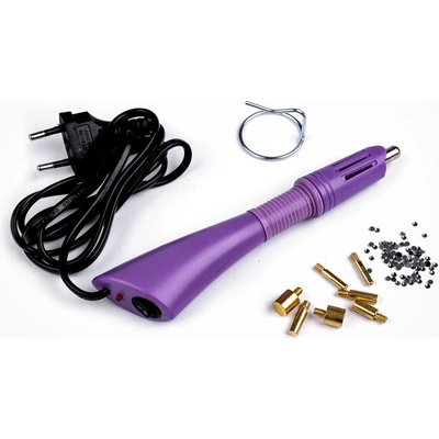 Stoklasa Hot fix aplikátor na kamínky 890459, fialový, sada, 7 nástavců