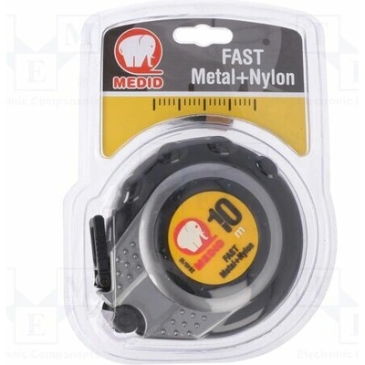 MEDID 264510 Svinovací metr 15mm 10m Mat.těl: ABS elastolan