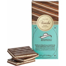 Venchi Tiramisu Horká čokoláda, kávová pasta a mascarpone 110 g