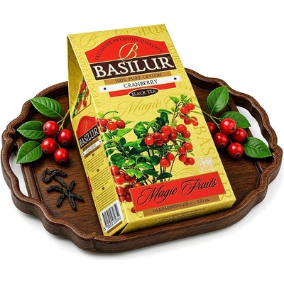 Basilur Magic Fruits Black Cranberry papír 100 g