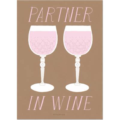 Typealive Dárková pohlednice A6 Partner in Wine
