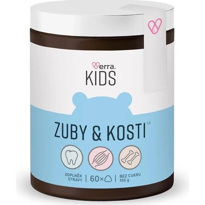 Verra Kids Zuby & Kosti pre deti 60 gumíkov