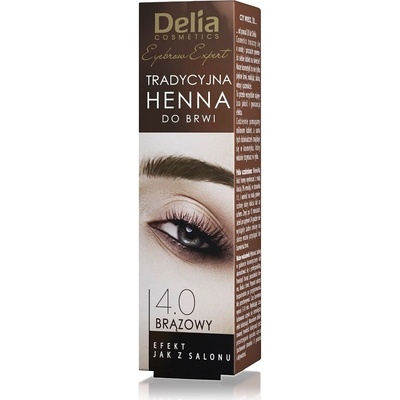 Delia Henna prášková barva na obočí a řasy Brown 1,5 g – Hledejceny.cz