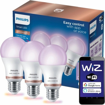 Philips Smart LED 8,8 W, E27, RGB, 3 ks 929003601036