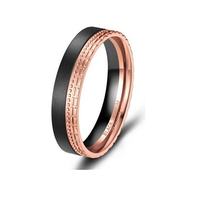 Marrya Snubní prsten BLACK TITANIUM BT 09P