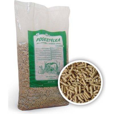 Limara Dřevěná měkká podestýlka 19 kg 40 l