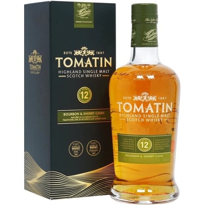 Tomatin 12y 43% 0,7 l (holá láhev)