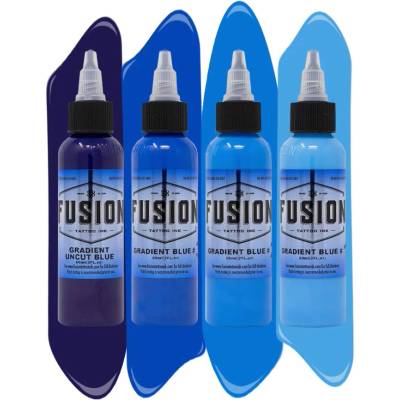 Fusion Ink Gradient blue set 4 x 30 ml