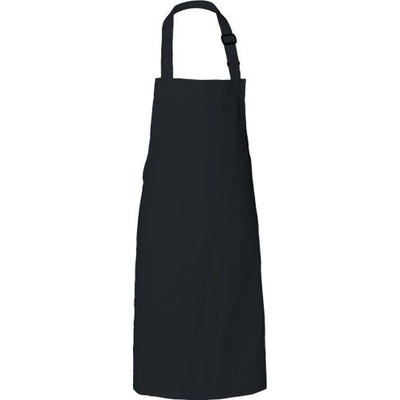 Link Kitchen Wear Nastavitelná zástěra na grilování bez potisku Černá X979