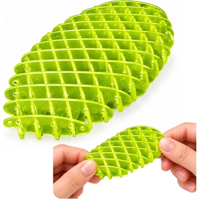 LEAN Toys Zelený elastický antistresový fidget 5 cm