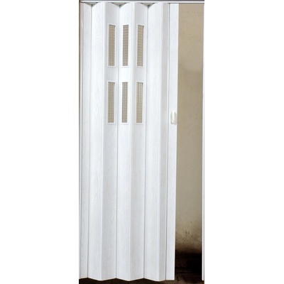 Vivaldi Zhrňovacie dvere presklenné-Breza 80 x 203 cm