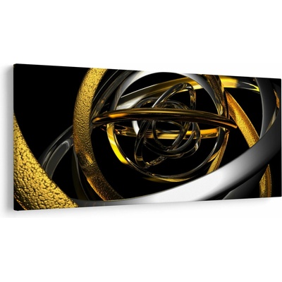 Obraz moderní abstrakce, jednodílný 200x100 cm