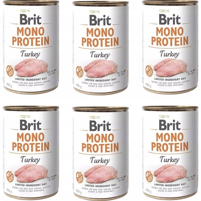 Brit Adult Mono Protein Turkey 6 x 400 g