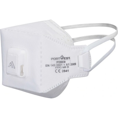 Portwest Respirátor EAGLE Dolomite PRO P393 FFP3 skládací s ventilkem POR-P393WHR bílá