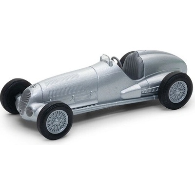 Welly 1937 Mercedes-Benz W125 stříbrný 1:34
