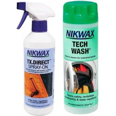 Nikwax Twin Tech Wash + TX.Direct Spray-On 2 x 300 ml