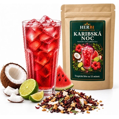 Herbi Karibská noc ovocný cold brew čaj 200 g