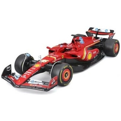Bburago FORMULA RACING Ferrari SF-24 2024 v dekorativním boxu č. 16 Charles Leclerc 1:18