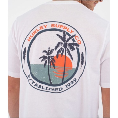 Hurley Tee SS Printing Press Enjoy white 2026
