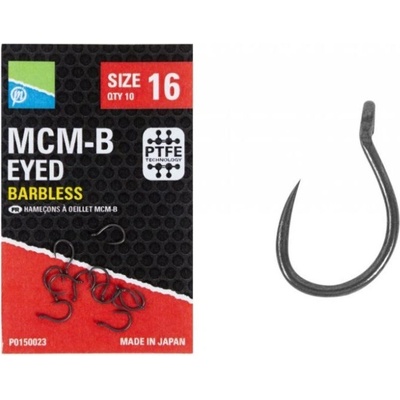 Preston MCM-B Eyed Hooks vel.8 10 ks