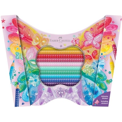 Faber Castell Sparkle 20 farieb motýlik kovová krabička 201971