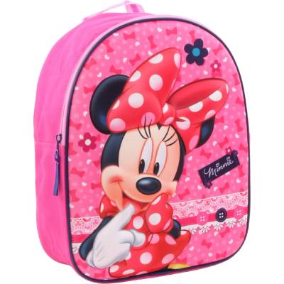 3D detský batoh Minnie Mouse ružový 31 cm