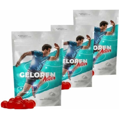 Geloren Active pomeranč kloubní výživa 1200 g 3 x 90 želé