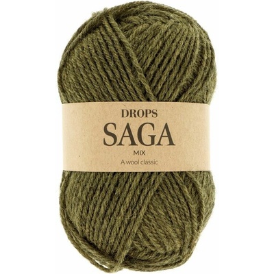 Drops Saga Mix 35 kaki tmavá oliva