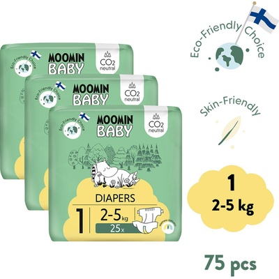 Muumi NEWBORN 2-5 kg size 75 ks