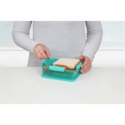 Sistema Delený desiatový box Lunch Snack Attack Duo s 2 oddelenými priehradkami 975 ml mix