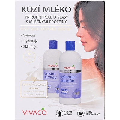 VIVACO Darčeková kazeta kozmetiky s kozím mliekom