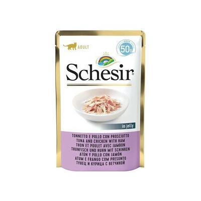 SCHESIR Tuniak s kuracím mäsom a šunkou 12 x 50 g