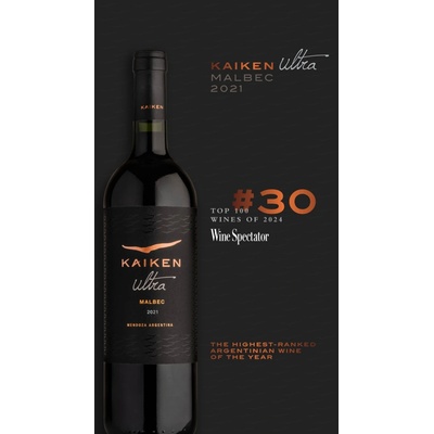 Kaiken Ultra Malbec suché červené 2021 14,5% 6 x 0,75 l (čistá fľaša)