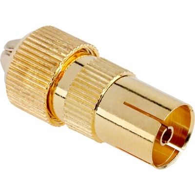 CABLETECH Anténny konektor zlatý