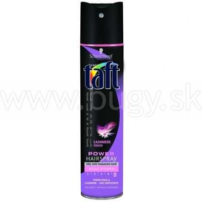 Taft Cashmere Touch Power lak na suché a poškodené vlasy 250 ml