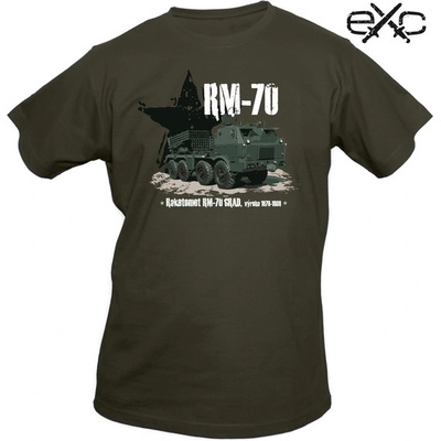 Exc tričko RM-70 olivové