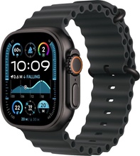 Apple Watch Ultra 2 49 mm čierny titán s čiernym oceánskym remienkom MX4P3CS/A