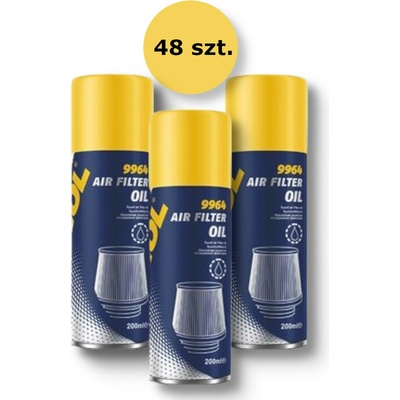 MANNOL AIR FILTER OIL kapalina pro napouštění vzduchových filtrů ve spreji 200ML (9964) - karton 48 kusů (set) – Hledejceny.cz