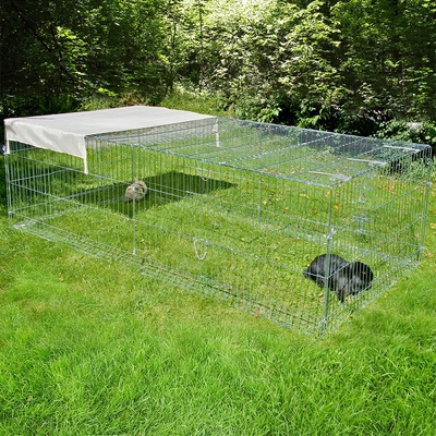 Kerbl výbeh Luxus 4-hranný so špičatou strechou D 220 x Š 103 x V 85 cm
