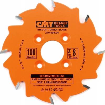 CMT 240.008.04 Fréza na lamely 100 mm