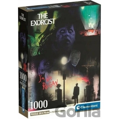 CLEMENTONI Horror Collection Vyháňač diabla 1000 dielov
