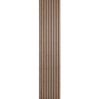 Akustický panel Wallnite Basic line černý filc Ořech 2400×600×18