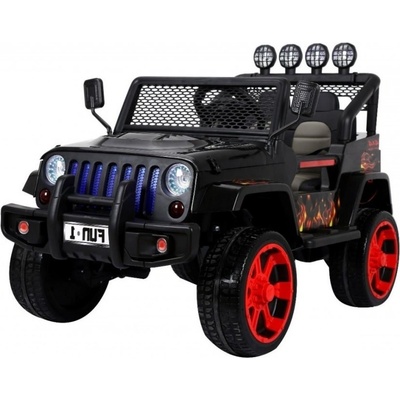 Mamido elektrické autíčko jeep Raptor 4x4 s plameny R-PA.S2388/POM černá – Hledejceny.cz
