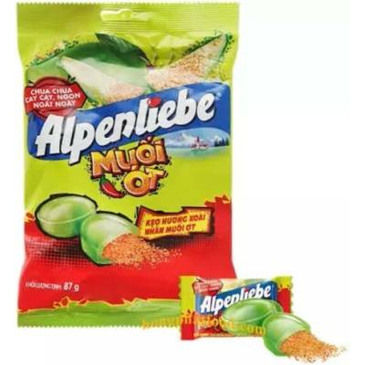 Alpenliebe Cukríky mango s chilli soľou príchuťou 84 g