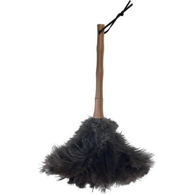 MSV prachovka z pštrosího peří s bambusovou rukojetí 56 cm 100347