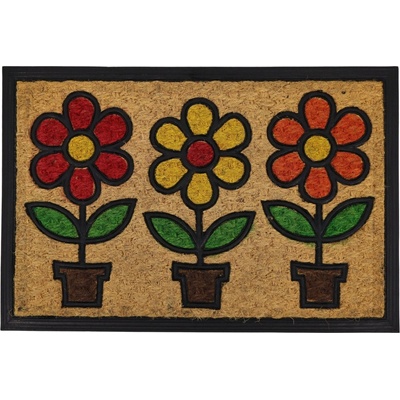 Hamat Kokos + guma Tři květiny Vícebarevná 40x60 cm