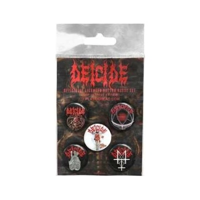 Sada Placek Deicide Button Badge set