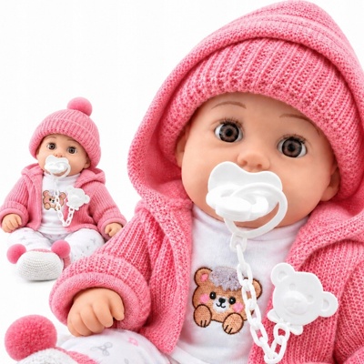 Kinderplay Panenka velká 41 cm interaktivní mluví realisticky měkká