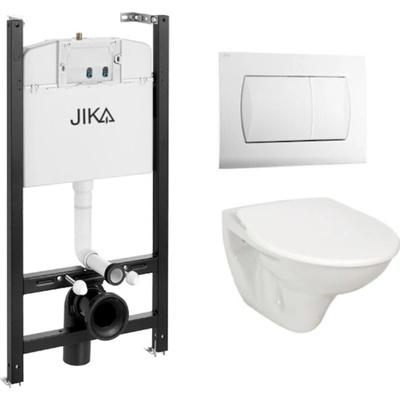 Závěsný WC set Jika do lehkých stěn / předstěnová montáž + WC Jika Nila KMPLJIKAS – Hledejceny.cz