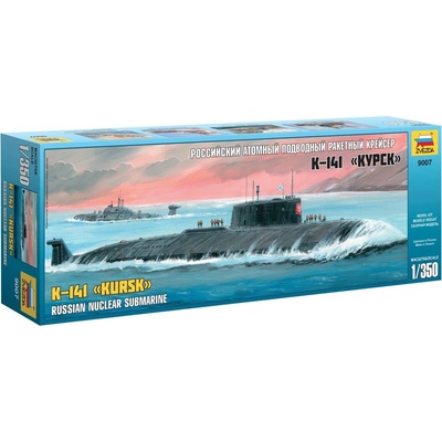 Zvezda ruská jaderná ponorka K-141 Kursk Model Kit 9007 1:350